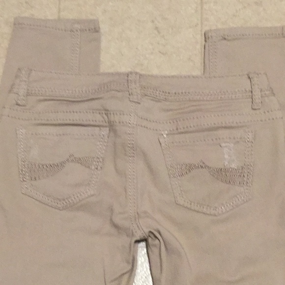 BONGO tan distressed jeans sz 7 - Picture 3 of 3